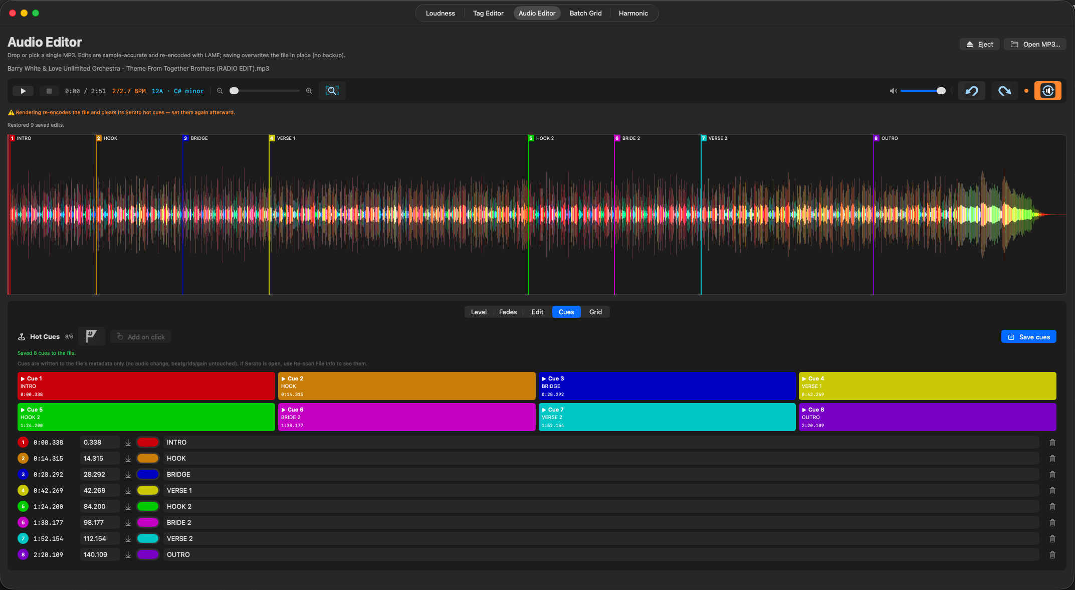 Hot Cues screenshot